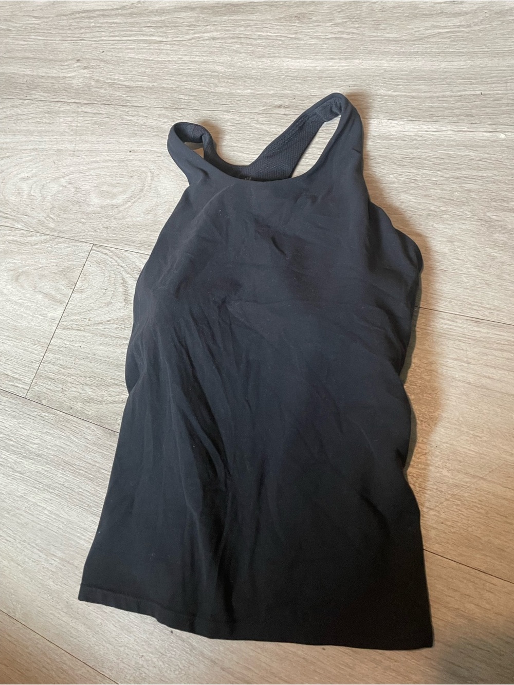 Athleta Black Racerback Tank Top